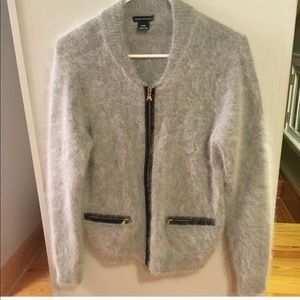 Club Monaco Zip Up Cardigan